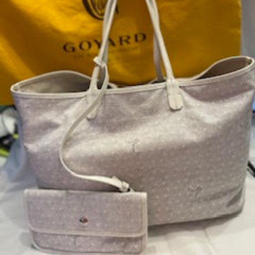 GOYARD Saint Louis PM w/Pouch WHITE